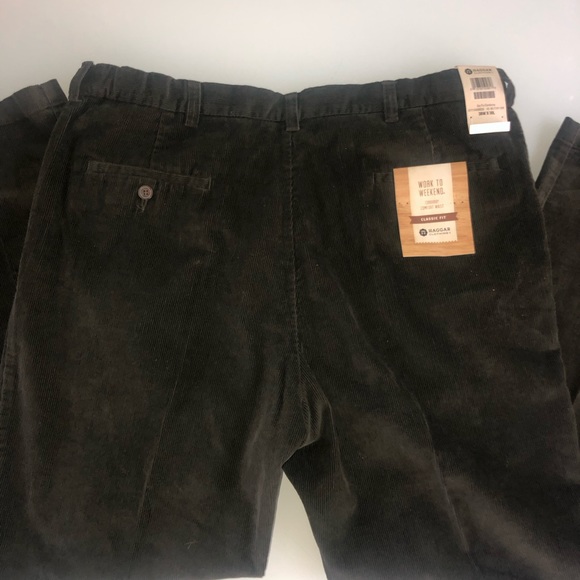 MENS CORDUROY BROWN PANTS SZ. 38W X 30L NWT - Picture 10 of 14